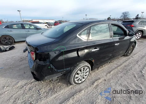 2017 Nissan Sentra S z USA, uszkodzony, nr VIN 3N1AB7AP6HY229953